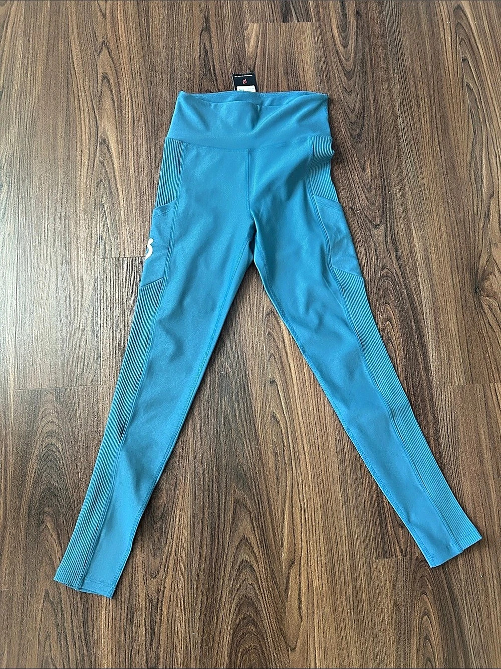 One Peloton FA121 Peloton Show Up Pocket Legging Women's Blue Leggings Size